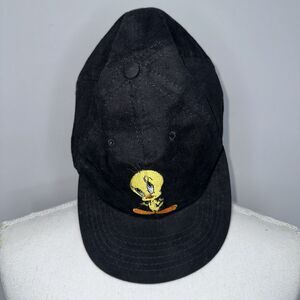 1994 Looney Tunes Black Tweety Hat Vintage Embroidered Women's